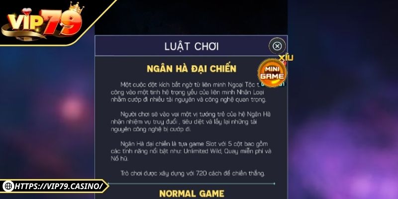 Cách chơi Ngân Hà Đại Chiến Vip79 cho tân thủ