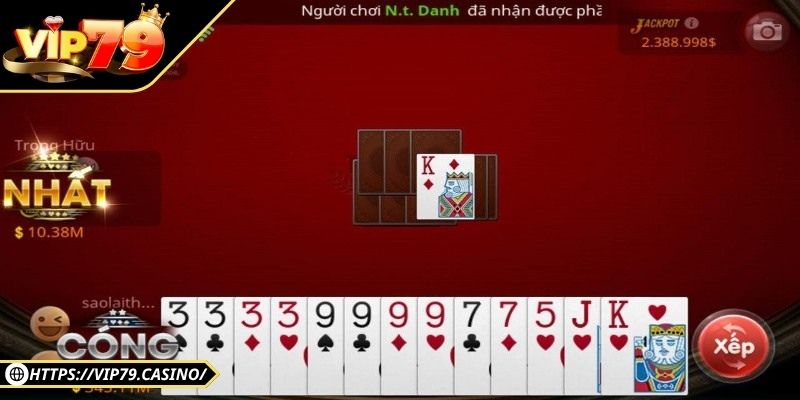 Mỗi lượt, hệ thống tự động chia đều mười quân