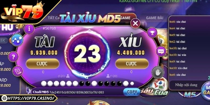 Tìm hiểu về tài xỉu md5 Vip79 chuẩn