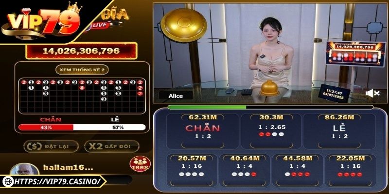 Các bàn xóc đĩa live Vip79 siêu hot